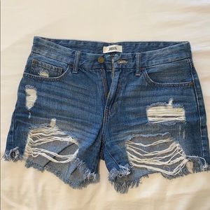 JBD Distressed Jean Shorts!